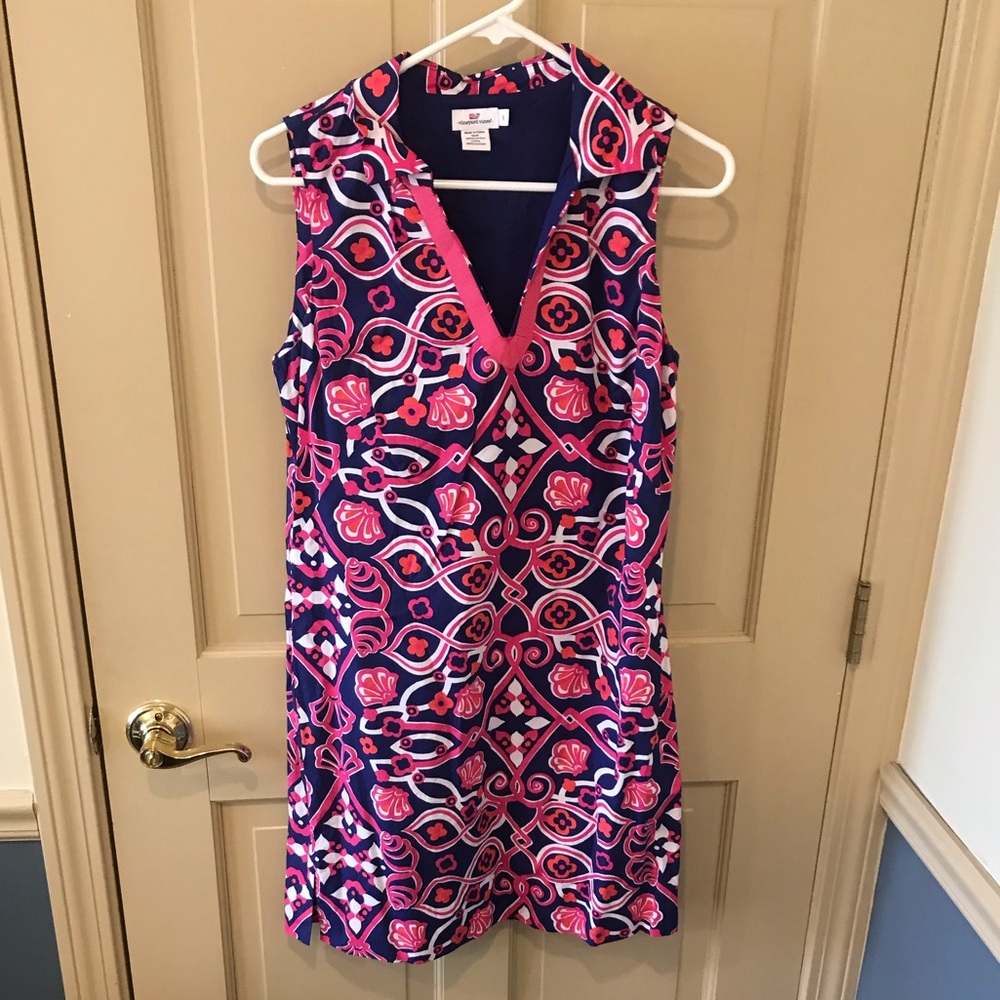 Vineyard Vines Cotton V-neck Dress